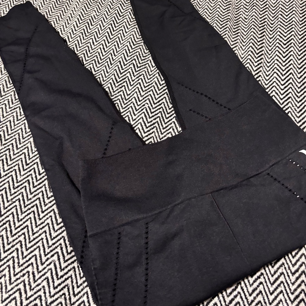 Hurley Val Pointelle High Waist Leggings In Black | Sz S - Picture 4 of 11